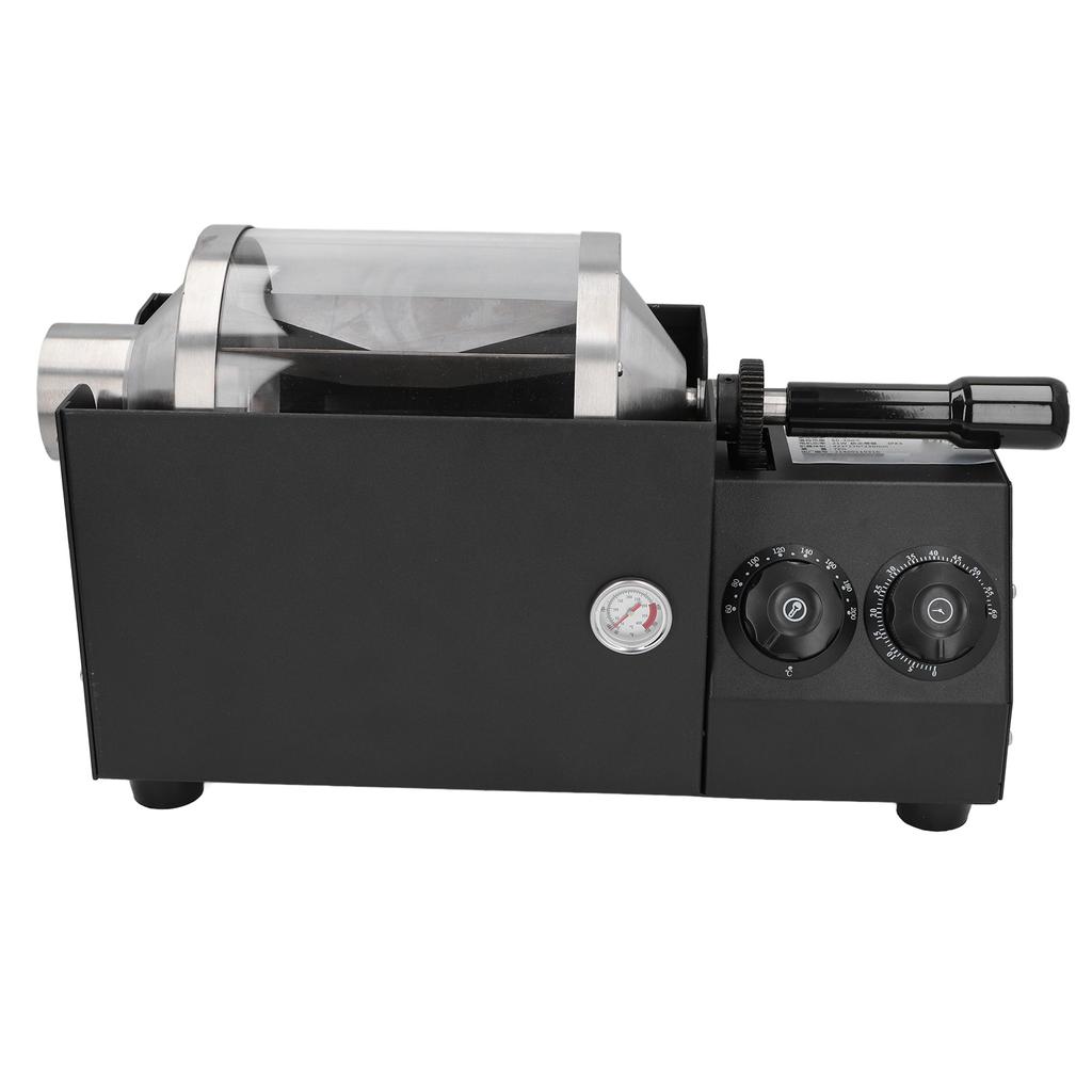 Coffee Bean Roaster Adjustable Temp Automatic Glass Coffee Bean Baker with Timer for Soybean Sesame