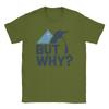 Nihilist Penguin But Why Meme T Shirts Unisexs  Cotton Vintage TShirts Round Collar  Tees Short Sleeve Tops Big Size