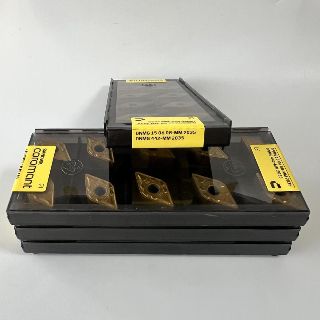 SANDVIK / DNMG150608-MM 2035 / Original Swedish hard alloy blade 10 Pcs