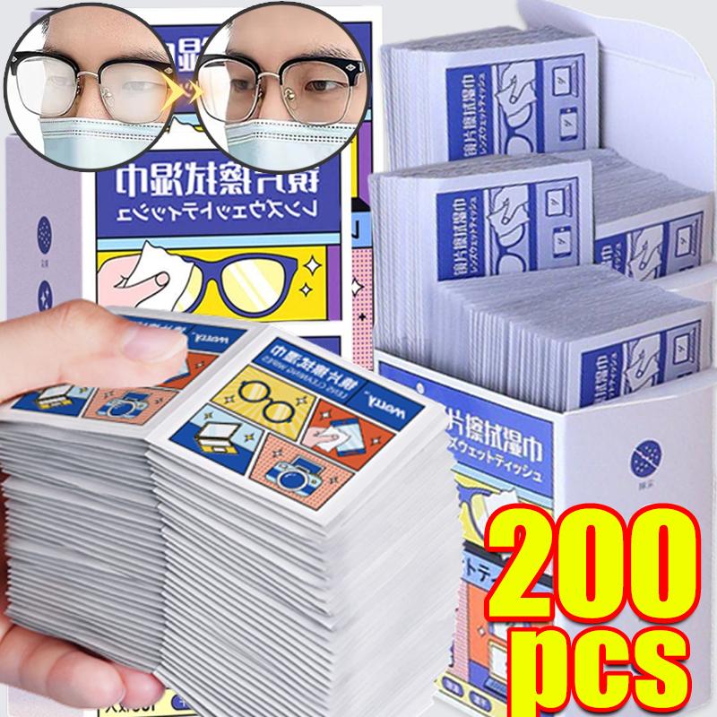 10-200pcs High Quality Cleaning Cloth Glasses Cleaner Cleaning Cloth for Glasses Cloth Len Phone Screen Cleaning Wipes Wholesale