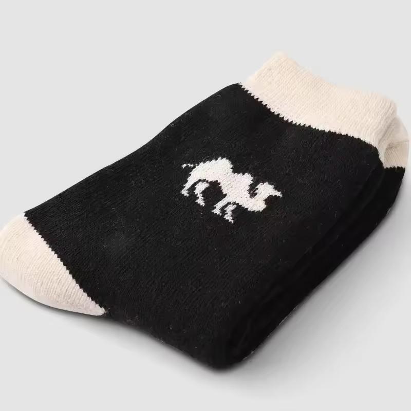 5 Pairs Lot Winter Wool Socks Male Men's Super Thicker Solid Merino Plush Women's Socks Against Cold Snow Terry Warm Socks
