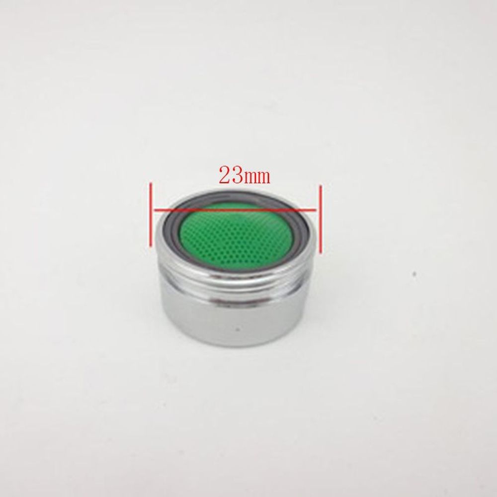 2Pcs Practical Chrome Plated Brass Kitchen Spout 23mm Nozzle Faucet Filter Aerator Water Saving