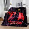 Singer The Weeknd Print Blankets Flange Warm Blanket Soft and Comfortable Home Travel Bed Blanket Picnic Blankets Birthday Gift