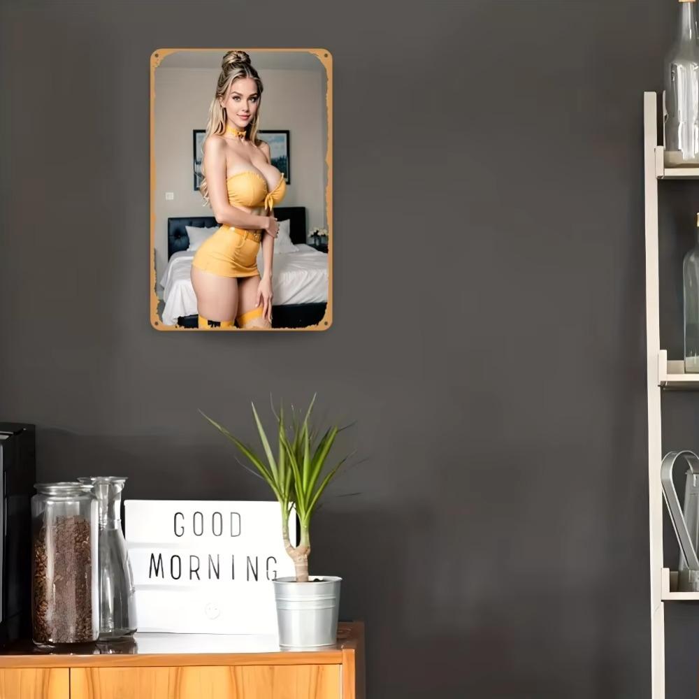 Retro Tin Sign Metal Wall Art Vintage Home Bar Decor Waterproof Poster Gift