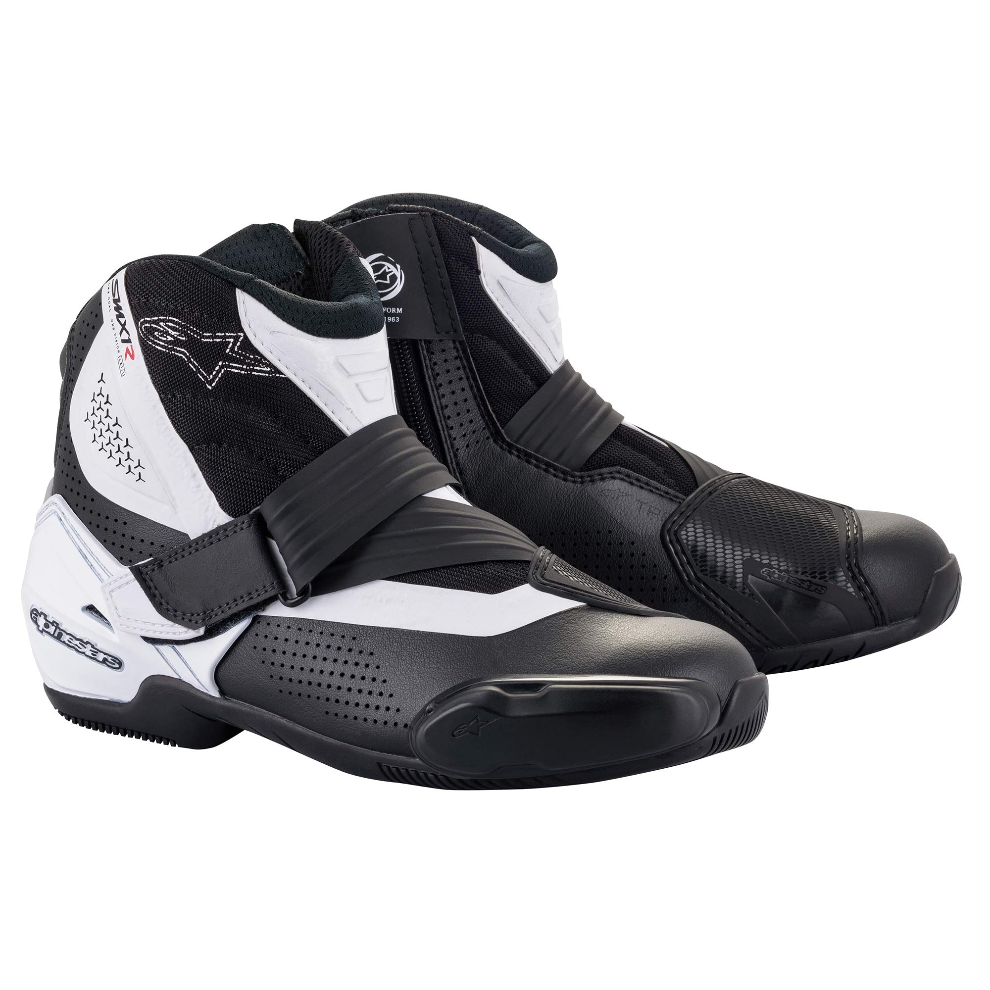 

Мотоботы Alpinestars R v2 Vented 2224021 SMX-1, Черно-белые, EUR40/25.5см,
