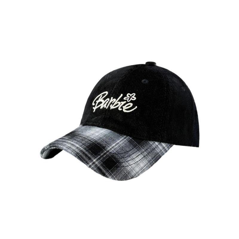 25 early autumn new double-color letter embroidery versatile baseball cap women's soft top casual trendy brand cap