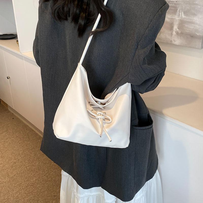 Niche Design Fashionable Bucket Bag for Women In Summer Korean Style Casual Shoulder Bag Texture Bow for Women