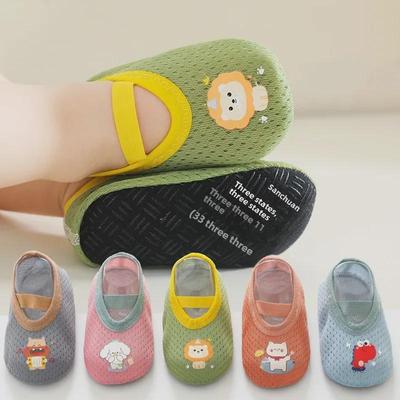 Spring & Summer Breathable Mesh Cartoon Baby Floor Socks for Toddlers
