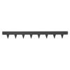 Galvanized Steel Landscape Edging, 10-Pack 1016 X 114 Mm Metal Edging for Landscaping with 11 Mounting Clips, Heavy Duty Metal Garden Edge Border for