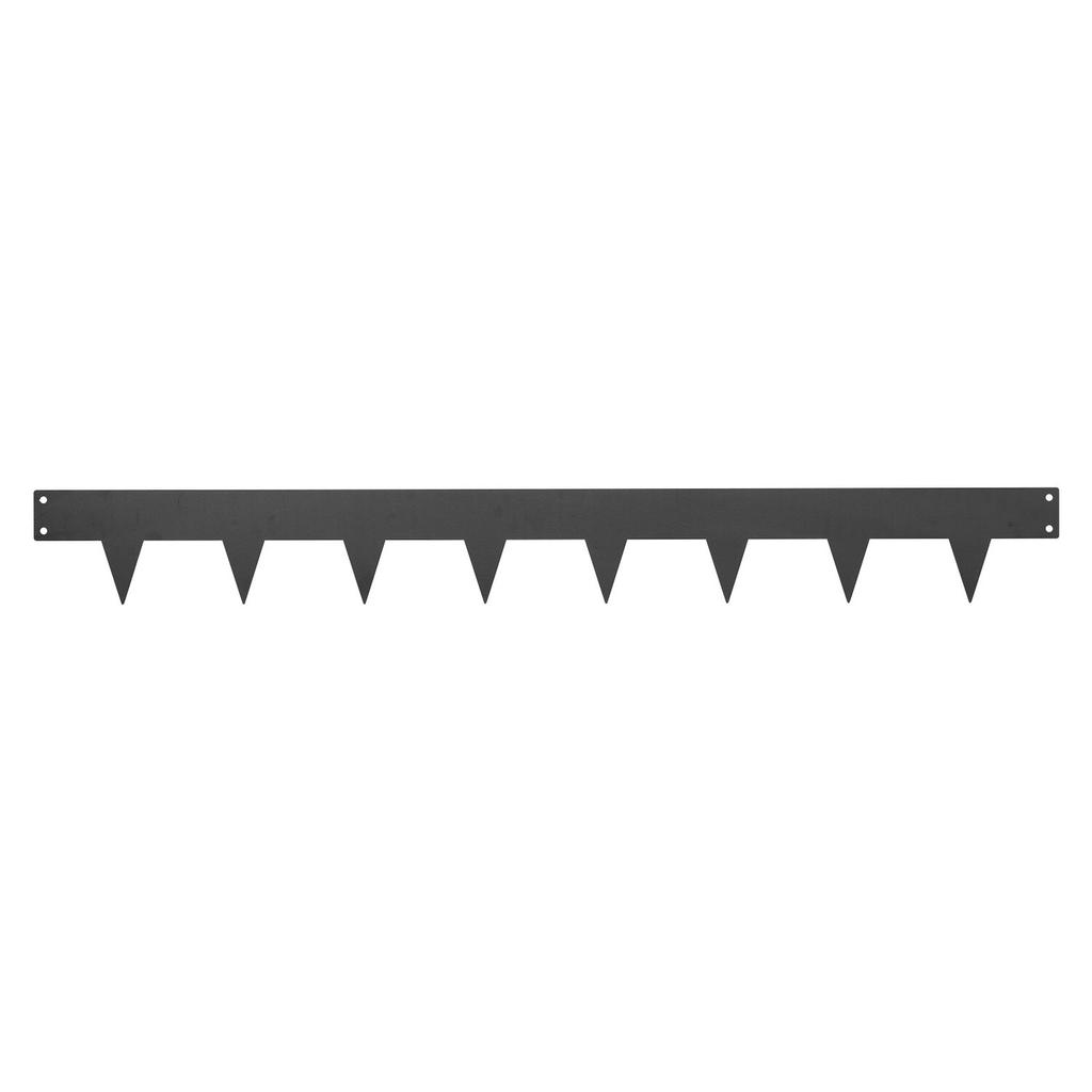Galvanized Steel Landscape Edging, 10-Pack 1016 X 114 Mm Metal Edging for Landscaping with 11 Mounting Clips, Heavy Duty Metal Garden Edge Border for