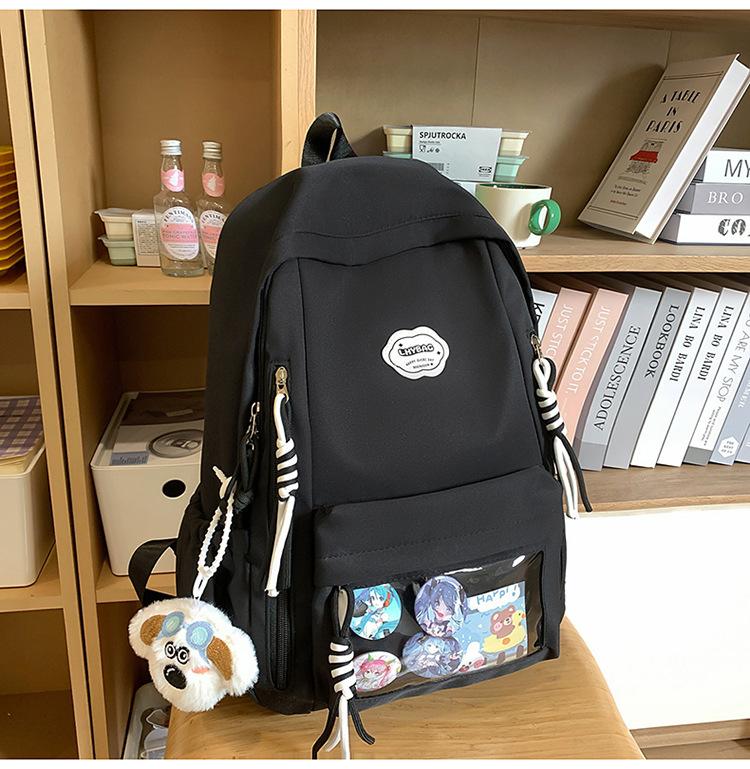 School Bag 2025 High Value Class Backpack Transparent Mori Sweet