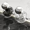 Door Handle Reusable Suction Cup No Drilling Easy Installation Diamond-Shaped Translucent Decorative Cabinet Knob