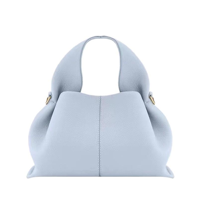 Kožená crossbody taška ve tvaru mraku Malá střední velikost Šetrná k veganům Pravá hovězí kůže Ramenní Dámská Denní použití
