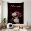 Hisoka (5) Customizable Name Decorative Wall Tapestry Ideal Choice for Wall Decor In Bedrooms Living Rooms Dorms and Home