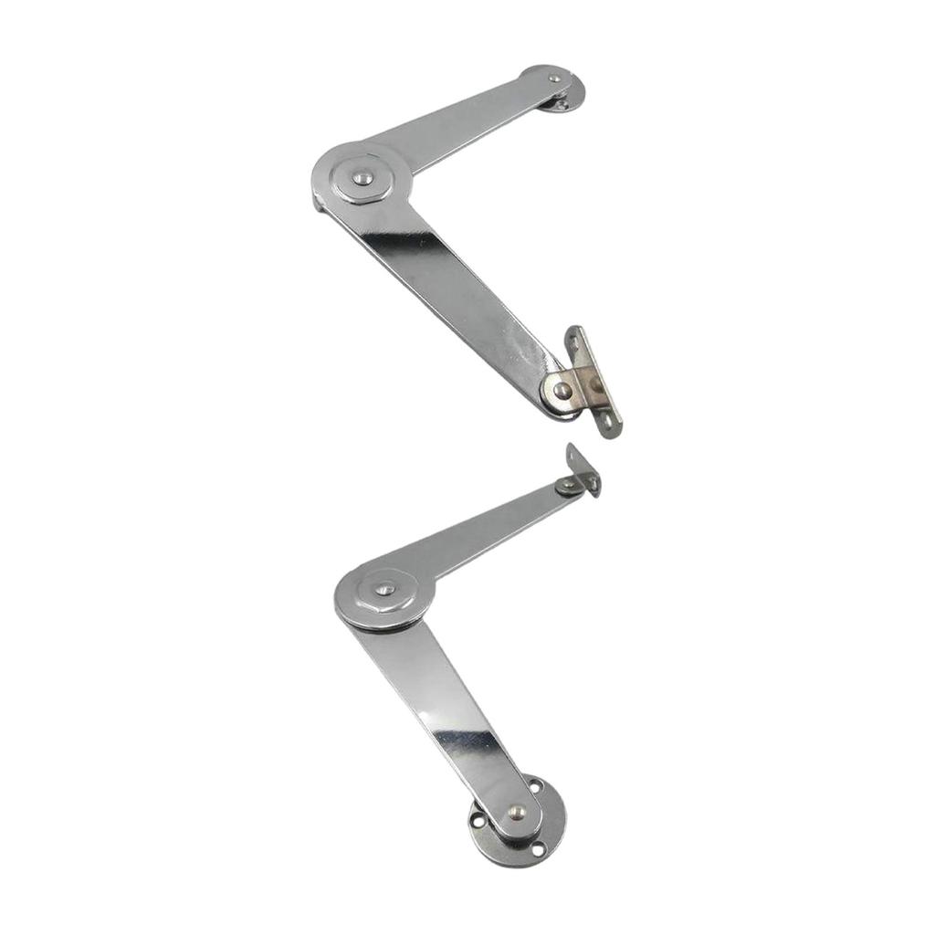 Durable Iron Folding Lid Support Hinge Cabinet Hinge for Kitchen Cupboard Shoe Box Furniture Repair