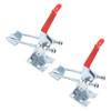 2PCS Adjustable Toggle Clamp U Bolt Iron Galvanizing Heavy Duty Quick Release Fixture Clamp for Box Door