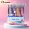 Multicolor Glitter Gel Pens Set 1mm Bullet Tip Sparkling Drawing Pens For School Art Journaling Writing Drawing