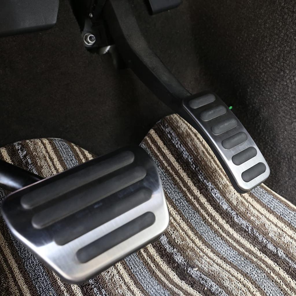 Sauicemy Throttle Pedal Pad Covers for 2020 Range Rover Foot Gas Car Car Interior Easy Stainless Set Rover/Land Defender, Brake, Accessories,