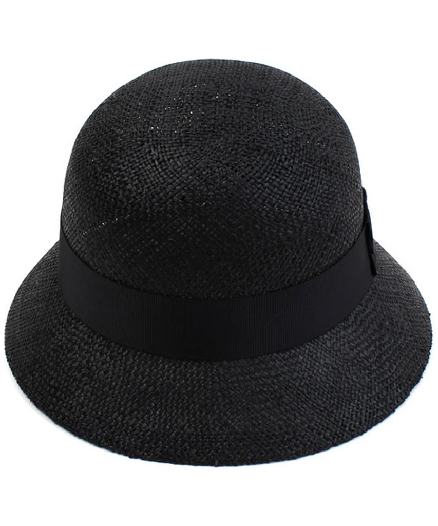 Yunibeosyeolkemiseuteuli Bk Thunder Bau Black Cloche Hat Summer Fedora