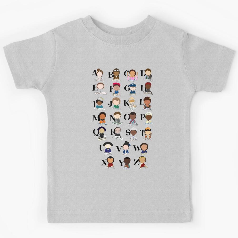 Awesome Woman Alphabet Kids T-Shirt 110
