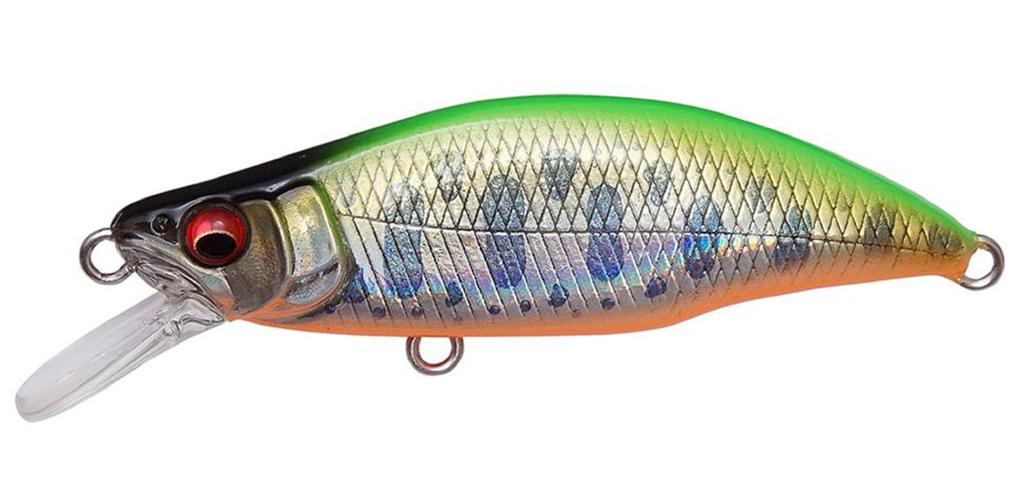 Megabass GH 51 Humpback FS Potápivá nástraha LZ Limetkově zelený hřbet OB (4420)