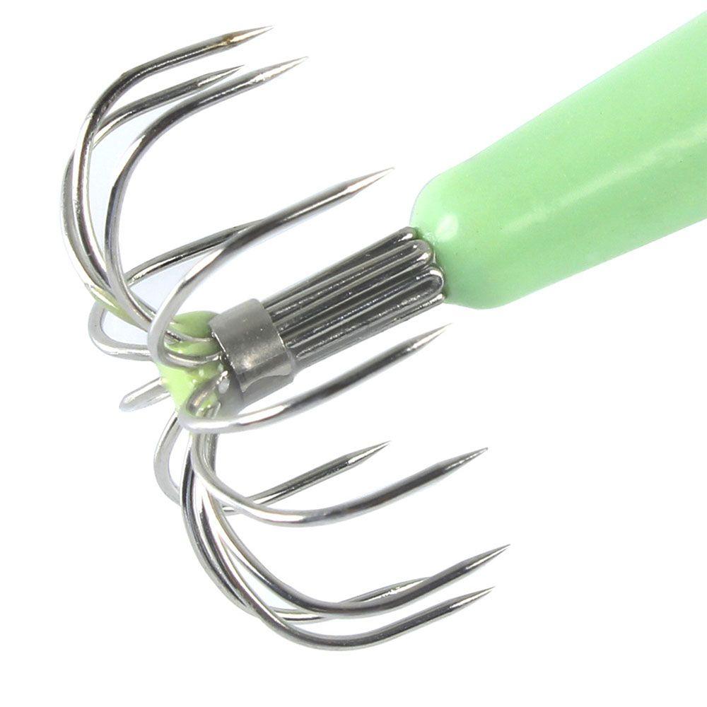 Noctilucent Durable Octopus Bait Lures Sleeve-fish Fishing Tackle Fishing Hook Fishing Tools Hooks