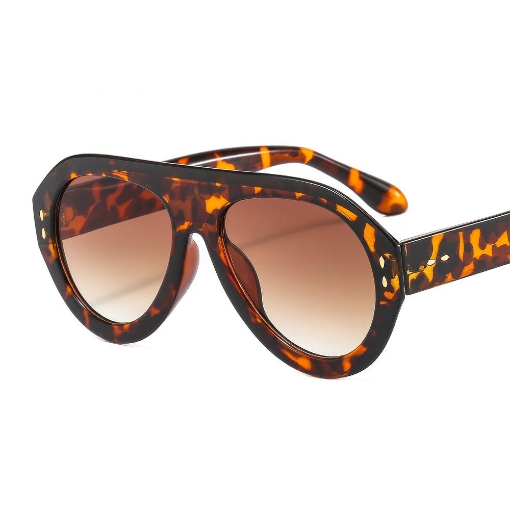 QSKY Retro Oval Women Sunglasses Cheap Trendy Big Sunglasses 2025 Fashion Custom Sunglasses for Women