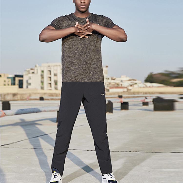 Li Ning Training Series Quick-Dry Cool Pants Men Pants Black AYKQ159-1