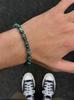 Natural Stone Men'S Bracelet | Fashion Elastic Design Hematite Stone Bracelets, Versatile for Daily, Gift, and Party Occasions