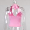 Women Halter Camisole Women V-Neck Tank Top Sexy Tanks Skinny Backless Corset Femme Tops