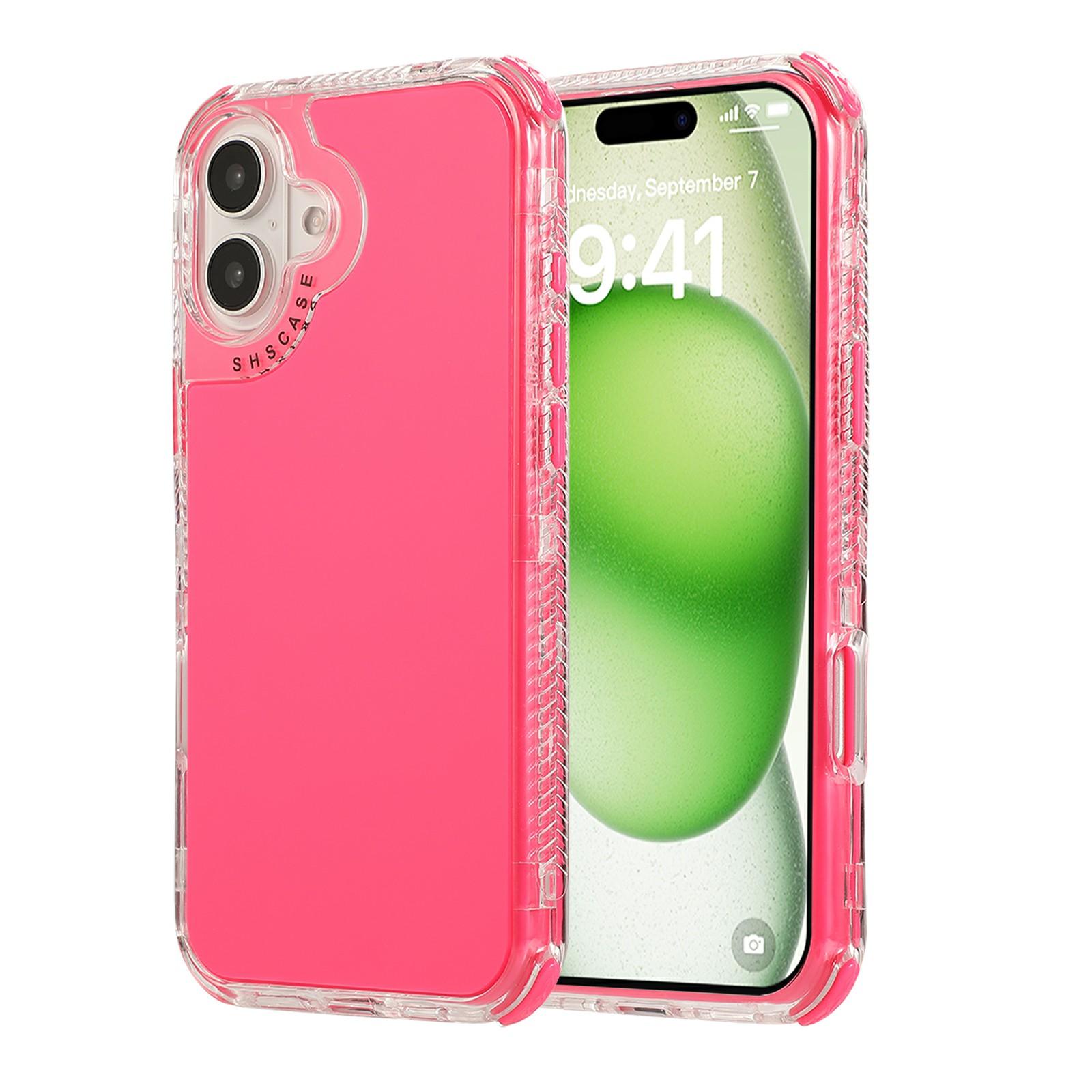 For iPhone 17 Case 3-in-1 Drop-Proof PC + TPU Phone Cover D