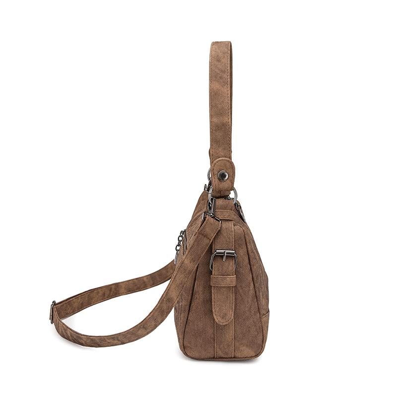 Women's Shoulder Bag Multi-layer Vintage Mother Bag