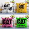 Brand C-CaterpillarS Cushion Pillow Case Sofa Living Room Bedroom Double-sided Printing Square Cushion Nap Time Pillow Case