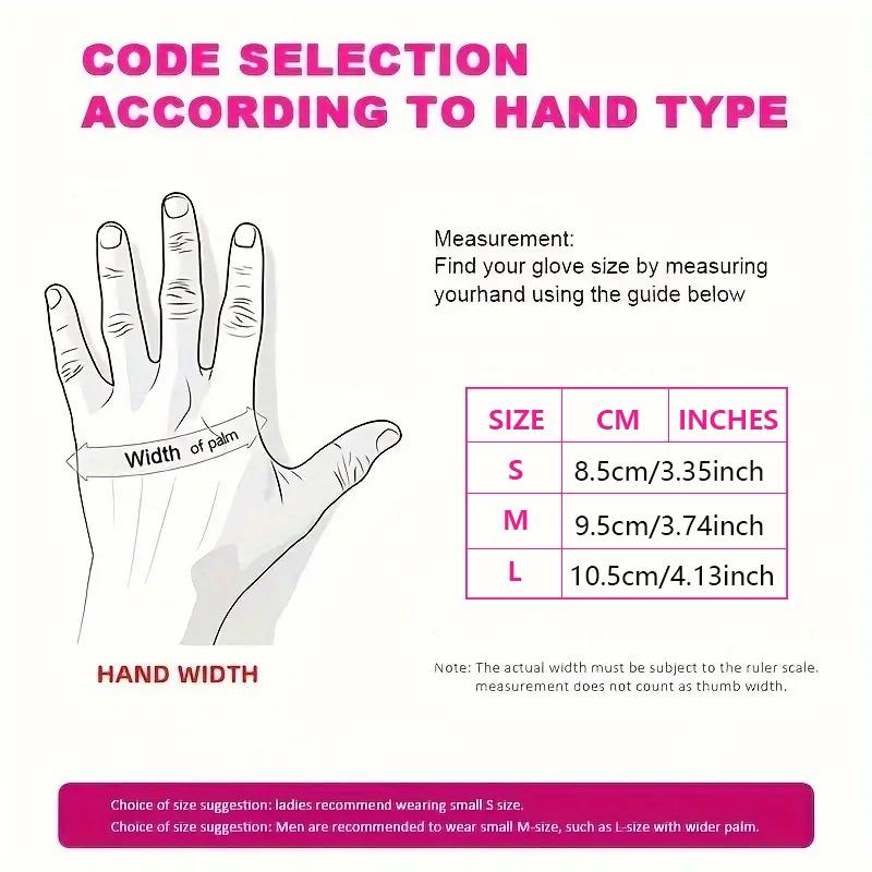 50/100 STÜCK Einweg Rosa Nitrilhandschuhe Latexfrei Wasserdicht für Schönheit Haare Haushalt Küche Reinigung Badezimmerreinigung