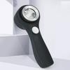 10X Handheld Magnifying Glass with USB Rechargeable LED Light Ideal for Reading Coins Jewelry Appraisal and Sewing Tasks