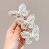 4Pcs Women Hair Ropes Butterflies Faux Braided Hair Elastic Straps Decor Hair Ties Hair Accessories