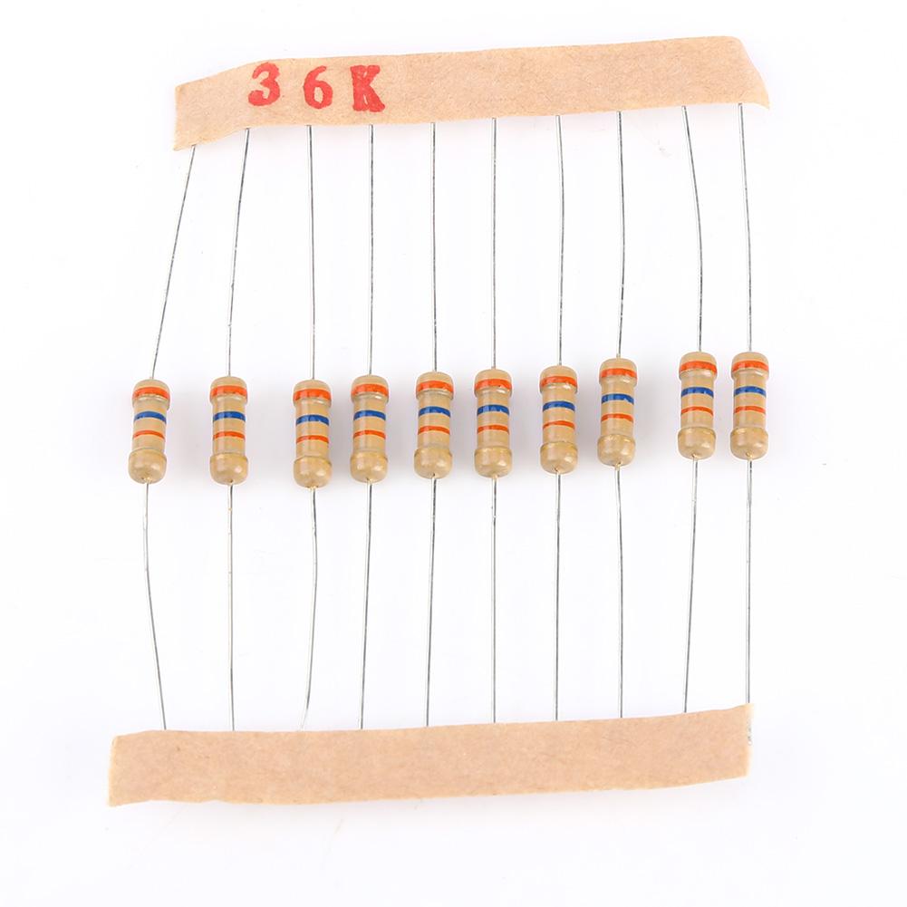 1000pcs 1 2W1 10M Ohm Carbon Film Resistors Assortment Electronic Components