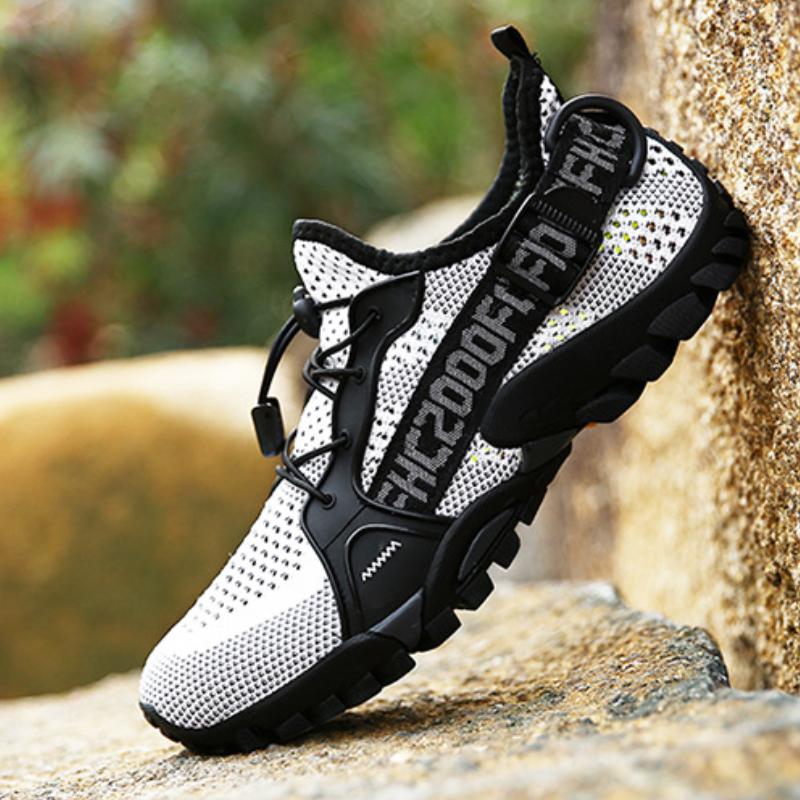 Scarpe da Ginnastica da Uomo Suola Morbida Antiscivolo Scarpe da Trekking per Uomo Estate Rete Traspirante Scarpe da Spiaggia da Uomo Leggere Unisex Scarpe da Guado