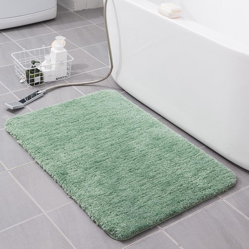 Thickened Velvet Carpet Kitchen Bathroom Absorbent Non-slip Mat