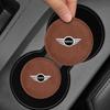 1/2Pcs Car Coaster Cup Holder Water Cup Anti-slip Mat Auto Badge Pads