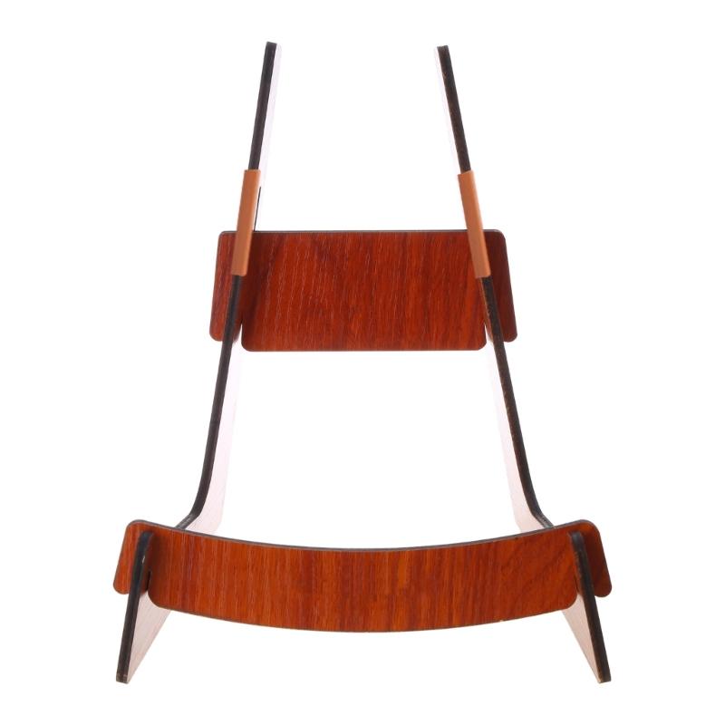 Supporto per Ukulele Portatile in Legno per Chitarra Stile L-Frame Supporto per Strumenti Musicali con Lati Morbidi per Ukulele Violini