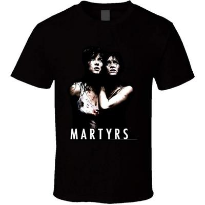 Martyrs Horror Movie Poster Halloween Black Classic Short Sleeve Unisex T-Shirt Gift S-4XL