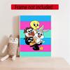 Looney Tunes 5D Diy Diamond Painting Round Diamond Mosaic Suitable For Beginners Diamond Painting Rhinestones Gift Frameless
