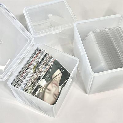 Fotokarten Aufbewahrungsbox Transparente Aufkleber Korea Idol Kartenhalter Organizer KTY