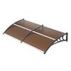Window Door Awning Canopy 80" X 40", UPF 50+ Polycarbonate Entry Door Outdoor Window Awning Exterior, Front Door Overhang Awning for Sun Shutter, UV,