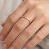 2MM Stackable Plain Band Rings Durable Titanium Steel Rings Simple Thin Rings  Wedding Ceremony