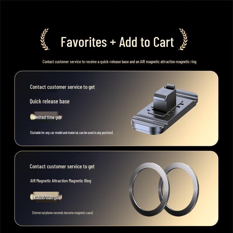 Baseus Magnetic Wireless Charging Car Phone Holder