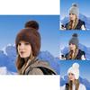 Winter Knit Cap With Earmuffs And Windproof Design For Men And Women Travel Gear