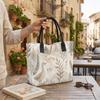 Nature Goose Pattern Tote Bag Casual Daily Large Capacity Canvas Shoulder Bag