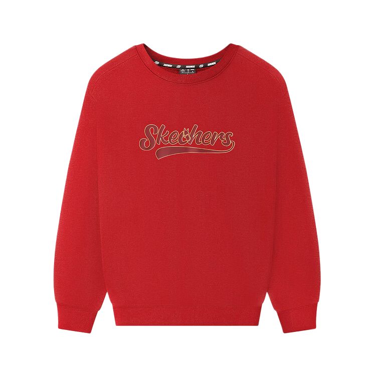 Skechers Knit Sweatshirt Pullover Breathable Long Sleeve Unisex tops L126U049-03LC S